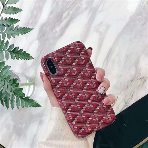 goyard red phone case